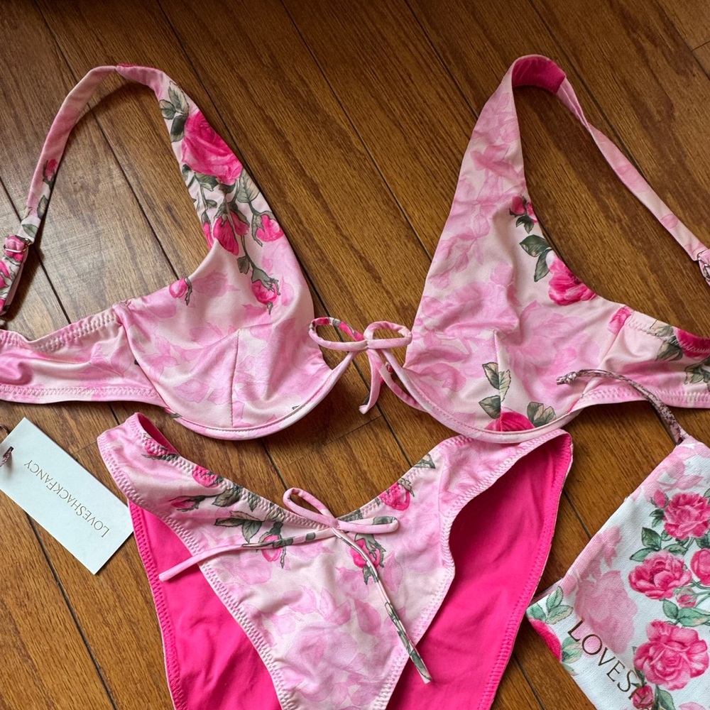 Loveshackfancy floral bathing suit